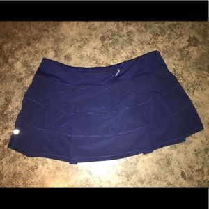lululemon athletica Skirts - Navy Pace Rival Skirt - Tall, Size 12 lululemon athletica Skirts - Navy Pace Rival Skirt - Tall, Size 12